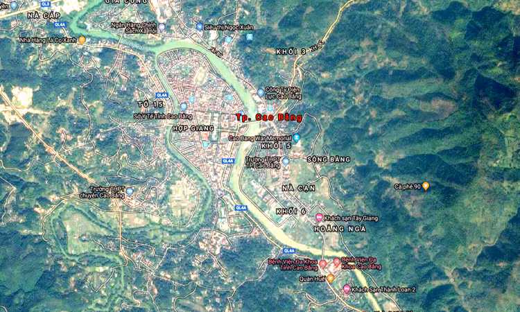 Diện tích đất thực hiện Dự án Phát triển đô thị số 4A1 (TP. Cao Bằng) là 69,74 ha, hiện chưa được giải phóng mặt bằng