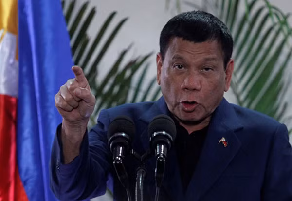 Tổng thống Philippines Rodrigo Duterte. Ảnh: Reuters.