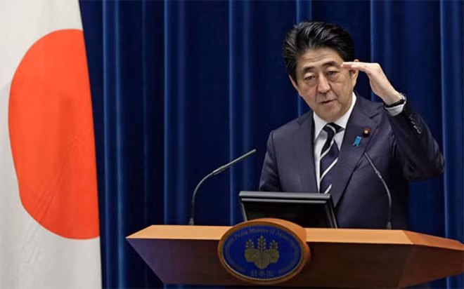Thủ tướng Nhật Bản Shinzo Abe - Ảnh: Bloomberg.