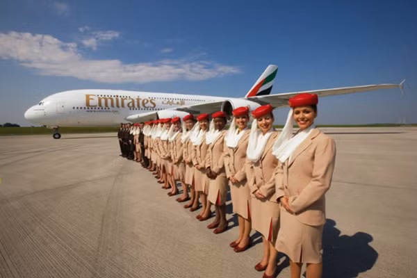 Đường bay Hà Nội – Dubai của Emirates vừa được mở từ 3/8 sau khi đã có điểm đến đầu tiên tại TP HCM năm 2012. Ảnh: DĐDN