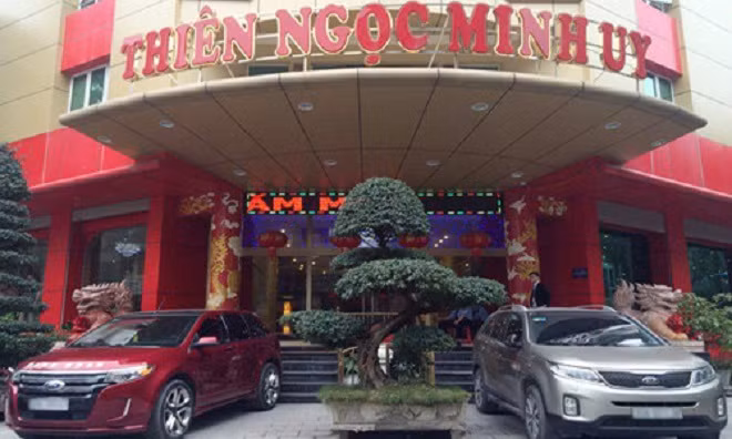 Cuối năm 2015,Công ty Thiên Ngọc Minh Uy từng bị xử phạt do bán hàng không rõ nguồn gốc.Ảnh: N.T