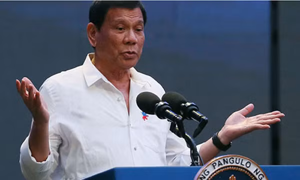 Tổng thống Philippines Duterte. Ảnh: Inquirer
