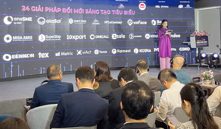 24 giải pháp tiêu biểu được lựa chọn từ 758 giải pháp tham gia Chương trình. Ảnh: Thế Vũ