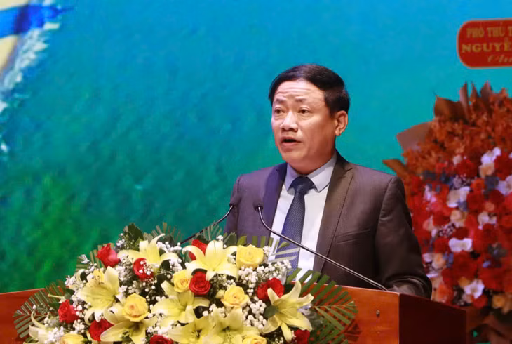 Chủ tịch UBND tỉnh Bình Định Phạm Anh Tuấn cam kết Bình Định sẽ tạo mọi điều kiện thuận lợi nhất để các doanh nghiệp triển khai dự án thành công và phát triển bền vững - Ảnh: VGP