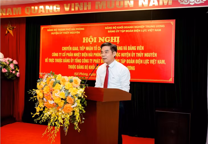 Đồng chí Nguyễn Hữu Tuấn - Phó Bí thư Thường trực Đảng ủy Tập đoàn Điện lực Việt Nam