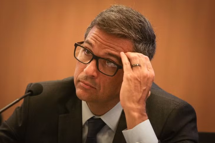 Brazil Mức lãi suất hiện tại: 13,75% Dự báo ở thời điểm cuối năm 2023: 12% Dự báo ở thời điểm cuối năm 2024: 9% (Chủ tịch Ngân hàng Trung ương Brazil Roberto Campos Neto - Ảnh: Internet)