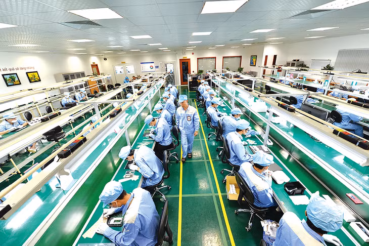 Theo kết quả điều tra mới đây, 72,6% doanh nghiệp chế biến, chế tạo đánh giá hoạt động sản xuất, kinh doanh quý III so với quý II tốt hơn và giữ ổn định. Ảnh: Hà Thanh