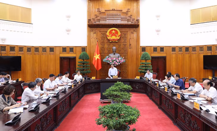 Thủ tướng Phạm Minh Chính phát biểu tại cuộc họp