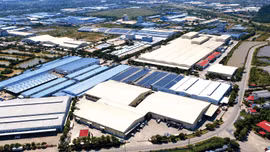 Khu đất đấu giá hơn 40.660 m² và tổ hợp nhà xưởng của Công ty CP GKM Holdings tại Khu công nghiệp Châu Sơn, tỉnh Ninh Bình. Ảnh minh họa: Hoàng Hà 