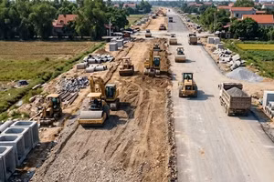 Ninh Bình: 741 tỷ đồng xây dựng đường trục trung tâm Hải Hậu