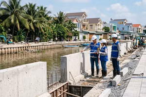 TP.HCM: Xây dựng Đại Đông Hải trúng gói thầu kiên cố hóa rạch hơn 55,8 tỷ đồng
