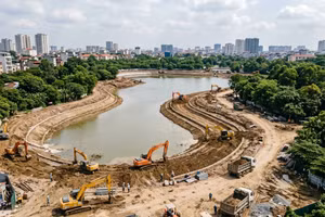 Gói thầu công viên hồ điều hòa 247,349 tỷ đồng tại Hà Nội về tay Liên danh 5 thành viên