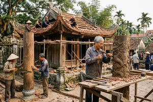 Xây dựng Tràng An trúng gói thầu tu bổ di tích chùa Hương Vĩnh hơn 64,5 tỷ đồng