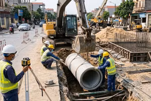 Công trình thủy Hà Nội trúng gói thầu thoát nước gần 135 tỷ đồng tại Phú Thọ