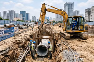 Gói thầu xây dựng hạ tầng khu đấu giá đất 73 tỷ đồng tại xã Hồng Vân về tay liên danh 3 thành viên