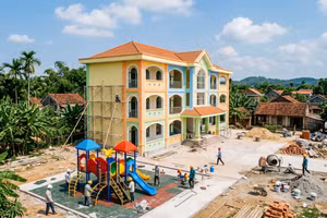 Liên danh Phương Đông VP - Thiên Cầm trúng gói thầu xây lắp trường mầm non hơn 24,4 tỷ đồng