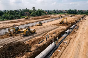 Gói thầu hạ tầng kỹ thuật khu dân cư dịch vụ Chi Đông trị giá 85 tỷ đồng về tay liên danh 3 thành viên