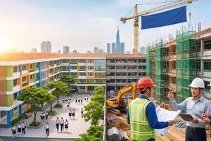 Liên danh 3 thành viên trúng gói thầu 92 tỷ đồng cải tạo trường học tại TP.HCM