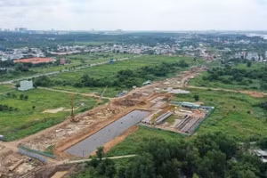 Dự án đường Vành đai 4 TP.HCM thuộc nhóm dự án quan trọng quốc gia, gồm 10 dự án thành phần, sơ bộ tổng mức đầu tư khoảng 120.413 tỷ đồng. Ảnh: Song Lê