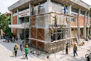 Hà Nội: Liên danh 5 thành viên trúng gói thầu cải tạo Trung tâm Văn hóa - Thể thao xã Phú Cát 44,087 tỷ đồng