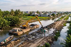 Gói thầu nạo vét kênh thủy lợi 32,907 tỷ đồng tại xã Bình Chánh về tay liên danh 4 thành viên