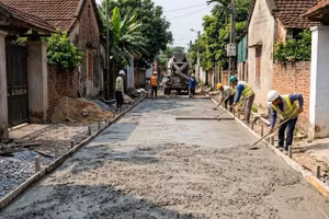 Hà Nội: Liên danh 4 thành viên trúng gói thầu đường ngõ xóm 27,774 tỷ đồng