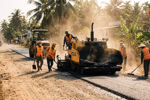 Sau yêu cầu làm rõ về nhân sự, Xây dựng Công trình Hàng không Sáu Bốn Bảy trúng gói thầu đường Bà Xán hơn 234,9 tỷ đồng