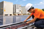 Tổng công ty Điện lực miền Bắc đang chọn nhà thầu thực hiện một số gói thầu thuộc Kế hoạch lắp đặt hệ thống pin lưu trữ năng lượng giai đoạn 3. Ảnh: Phúc An