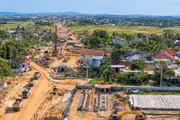 Gói thầu số 28 thuộc Dự án Đường Vành đai 3 TP. Huế dự kiến đóng thầu ngày 14/9/2026. Ảnh: NL
