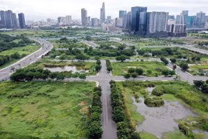 Trong đợt đấu giá tháng 12/2021, một số lô đất tại Thủ Thiêm từng ghi nhận mức giá trúng rất cao, có lô lên tới gần 2,5 tỷ đồng/m2. Ảnh: Anh Tú (Báo Lao động)