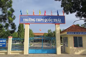 Ngày 14/9/2026, đấu giá cho thuê quyền khai thác tài sản công tại Trường THPT Quốc Thái (tỉnh An Giang)