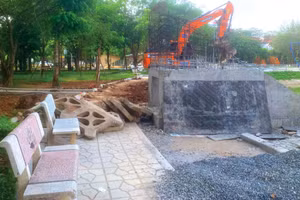 Phạm vi công việc của Gói thầu là một phần khu công viên, vườn hoa khu đô thị Linh Đàm (Hà Nội). Ảnh minh họa: Nhã Chi