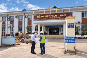 Dự án Bệnh viện Tâm thần tỉnh Vĩnh Long được đầu tư nhằm xây mới 2 hạng mục khoa khám bệnh, các công trình phụ trợ, hạ tầng kỹ thuật và cải tạo một số hạng mục hiện hữu. Ảnh minh họa: Phúc An