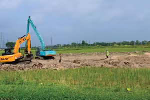 Gói thầu Thi công xây dựng và lắp đặt thiết bị thuộc Dự án Hạ tầng kỹ thuật Khu tái định cư Long Mỹ (giai đoạn III) có giá 47,8 tỷ đồng. Ảnh minh họa: Phúc An