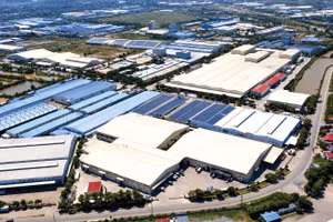 Khu đất đấu giá hơn 40.660 m² và tổ hợp nhà xưởng của Công ty CP GKM Holdings tại Khu công nghiệp Châu Sơn, tỉnh Ninh Bình. Ảnh minh họa: Hoàng Hà 