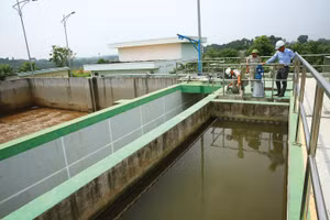 Gói thầu Thi công xây dựng 01 và thiết bị thuộc Dự án Hệ thống xử lý nước thải Cụm công nghiệp - tiểu thủ công nghiệp Phong Nẫm dự kiến đóng thầu ngày 5/10/2026. Ảnh minh họa: Tiến Giang