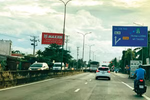 Khoảng 9,62 km tuyến quốc lộ nối TP.HCM và Tây Ninh sẽ được mở rộng với quy mô mặt cắt ngang 60 m. Ảnh: Tiến Giang