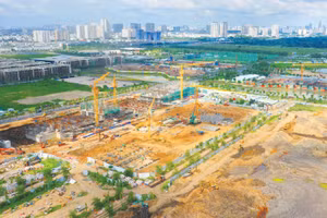 Một số nhà đầu tư đề nghị cần tiếp tục hoàn thiện cơ chế khấu trừ chi phí tạo lập quỹ đất đối với dự án thực hiện thông qua thỏa thuận nhận quyền sử dụng đất (trong ảnh: Dự án Khu đô thị The Global City tại TP.HCM). Ảnh: Gia Khoa