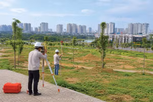 Nhiều gói thầu đo đạc, lập hồ sơ địa chính, xây dựng cơ sở dữ liệu đất đai chỉ có 1 nhà thầu tham dự. Ảnh: Tiên Giang