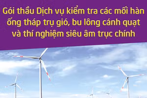 Công ty TNHH Đầu tư và quản lý điện gió Cư Né thông báo mời chào hàng cạnh tranh