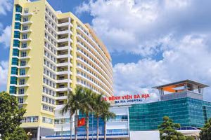 Gói thầu Xây dựng và lắp đặt thiết bị thuộc Dự án Mở rộng Bệnh viện Đa khoa Bà Rịa đã chọn được nhà thầu. Ảnh: Hoài Tâm