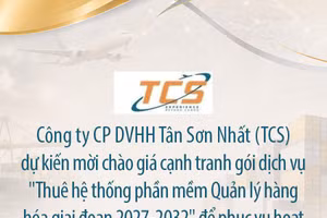 Công ty CP DVHH Tân Sơn Nhất (TCS) thông bào mời chào giá