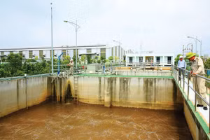 Gói thầu Xây lắp + thiết bị; thí nghiệm cọc có giá 155,6 tỷ đồng, thuộc Dự án Xây dựng Nhà máy Xử lý nước thải TP. Vĩnh Yên, giai đoạn II. Ảnh minh họa: Tiên Giang