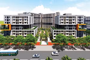 Bên cạnh việc quản lý, khai thác các tòa nhà The Park Home và Le Capitole, Handico 52 đang ưu tiên phát triển thêm các dự án nhà ở xã hội. Ảnh phối cảnh: Handico