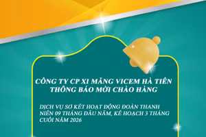Công ty CP Xi măng Vicem Hà Tiên thông báo mời chào hàng