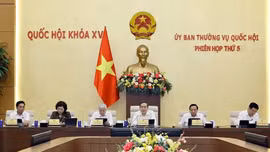 Chủ tịch Quốc hội Trần Thanh Mẫn phát biểu. Ảnh: Doãn Tấn/TTXVN