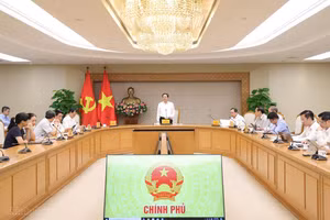 Phó Thủ tướng Hồ Quốc Dũng chủ trì cuộc họp chuyên đề về tiến độ triển khai các nhiệm vụ phát triển công nghệ chiến lược - Ảnh: chinhphu.vn/Gia Huy