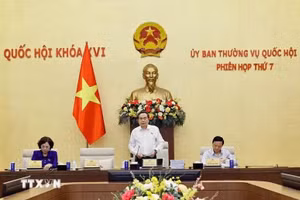 Chủ tịch Quốc hội Trần Thanh Mẫn chủ trì và phát biểu khai mạc - Ảnh: TTXVN