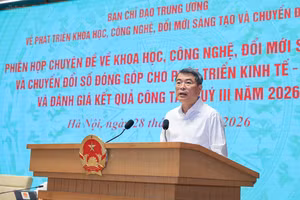 Thủ tướng Lê Minh Hưng phát biểu khai mạc phiên họp - Ảnh: chinhphu.vn/Nhật Bắc