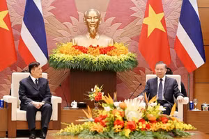 Tổng Bí thư, Chủ tịch nước Tô Lâm hội đàm với Nhà Vua Thái Lan - Ảnh: chinhphu.vn/Nhật Bắc